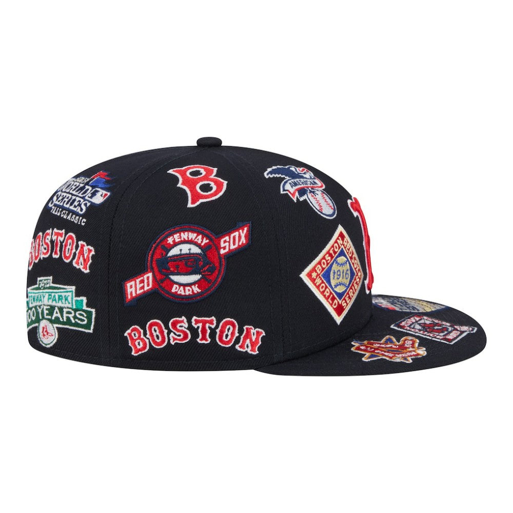 Boston Red Sox New Era All Over 59FIFTY Fitted Hat - MLB