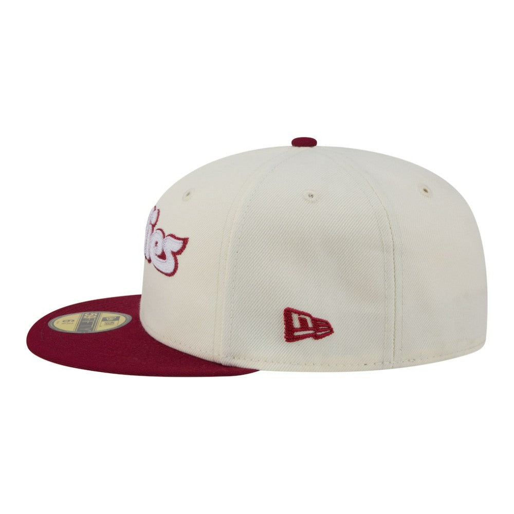 Philadelphia Phillies New Era Two-Tone Stitch 59FIFTY Fitted Hat - MLB
