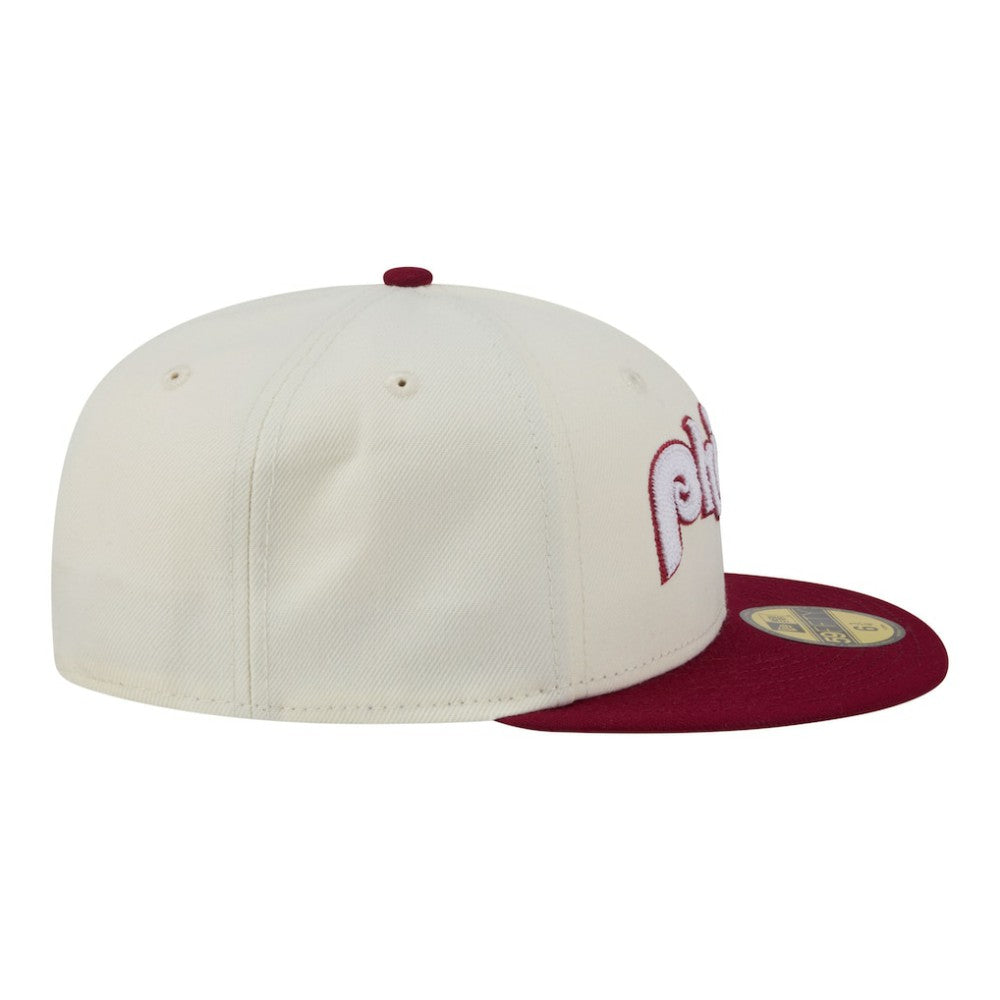 Philadelphia Phillies New Era Two-Tone Stitch 59FIFTY Fitted Hat - MLB