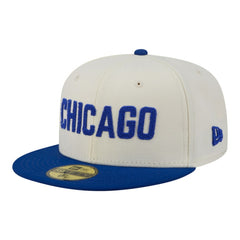 Chicago Cubs New Era Two-Tone Stitch 59FIFTY Fitted Hat - MLB