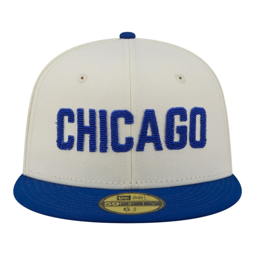 Chicago Cubs New Era Two-Tone Stitch 59FIFTY Fitted Hat - MLB