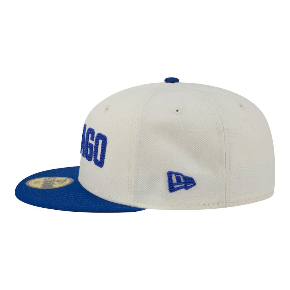 Chicago Cubs New Era Two-Tone Stitch 59FIFTY Fitted Hat - MLB