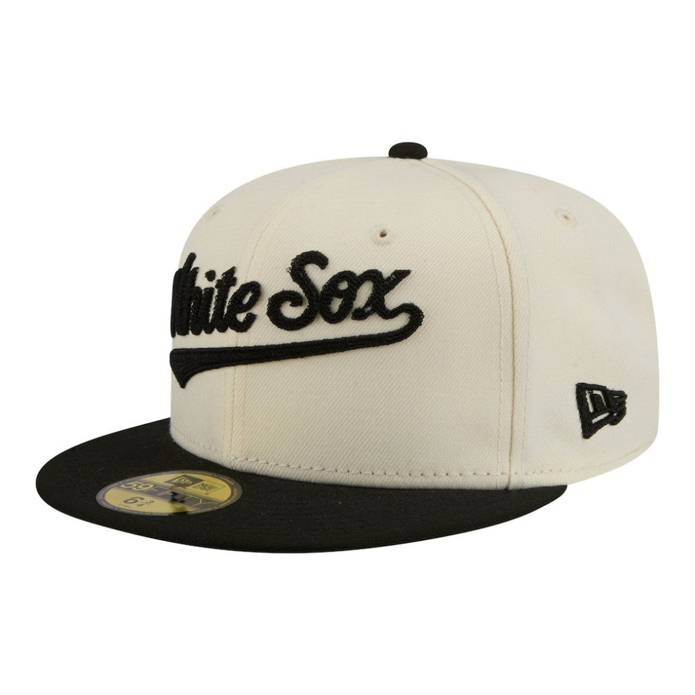 Chicago White Sox New Era Two-Tone Stitch 59FIFTY Fitted Hat - MLB