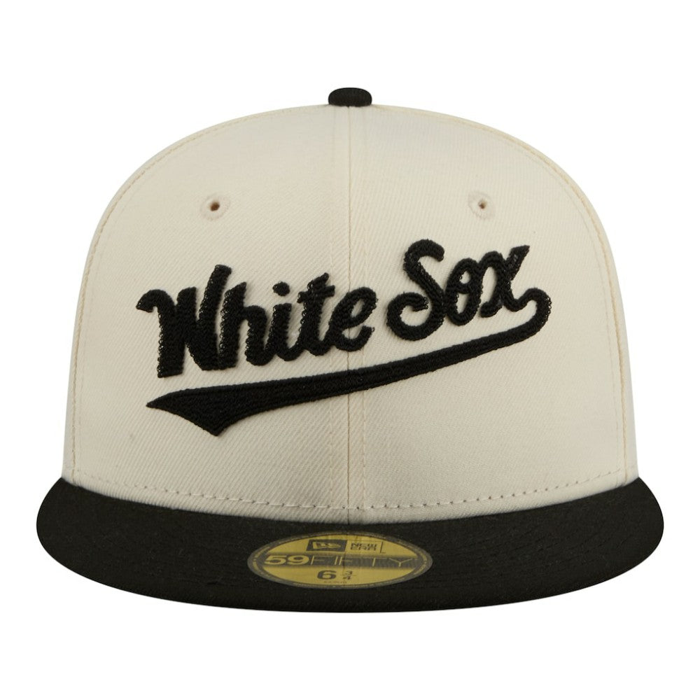 Chicago White Sox New Era Two-Tone Stitch 59FIFTY Fitted Hat - MLB