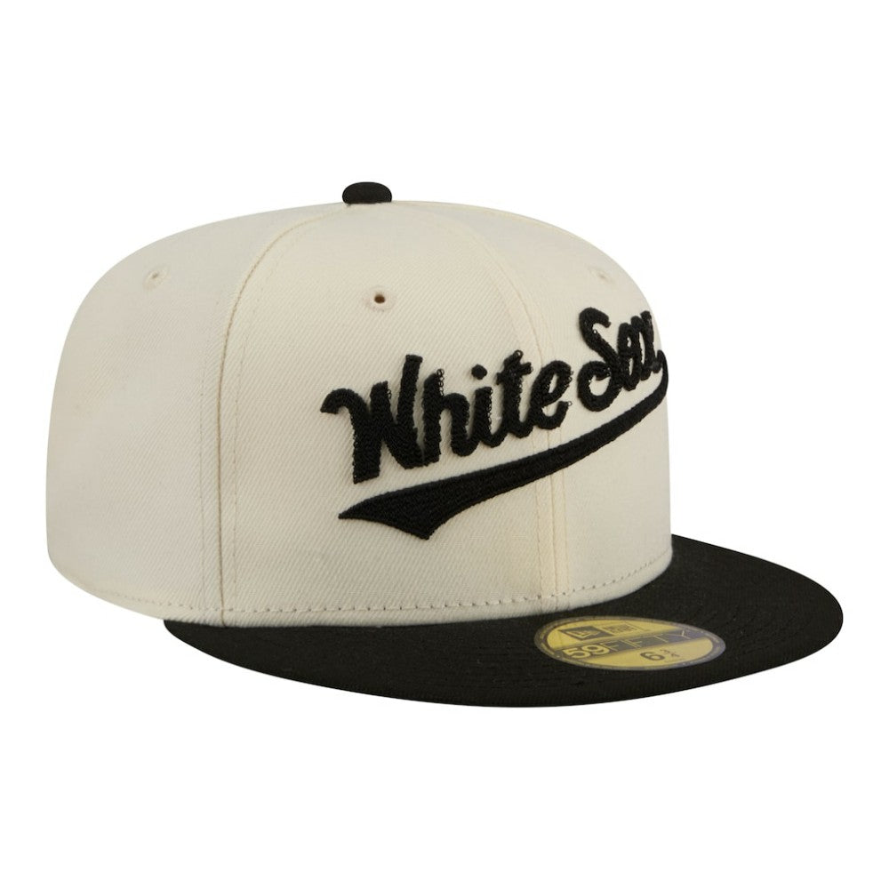 Chicago White Sox New Era Two-Tone Stitch 59FIFTY Fitted Hat - MLB