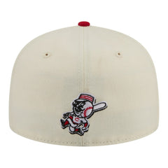 Cincinnati Reds New Era Two-Tone Stitch 59FIFTY Fitted Hat - MLB