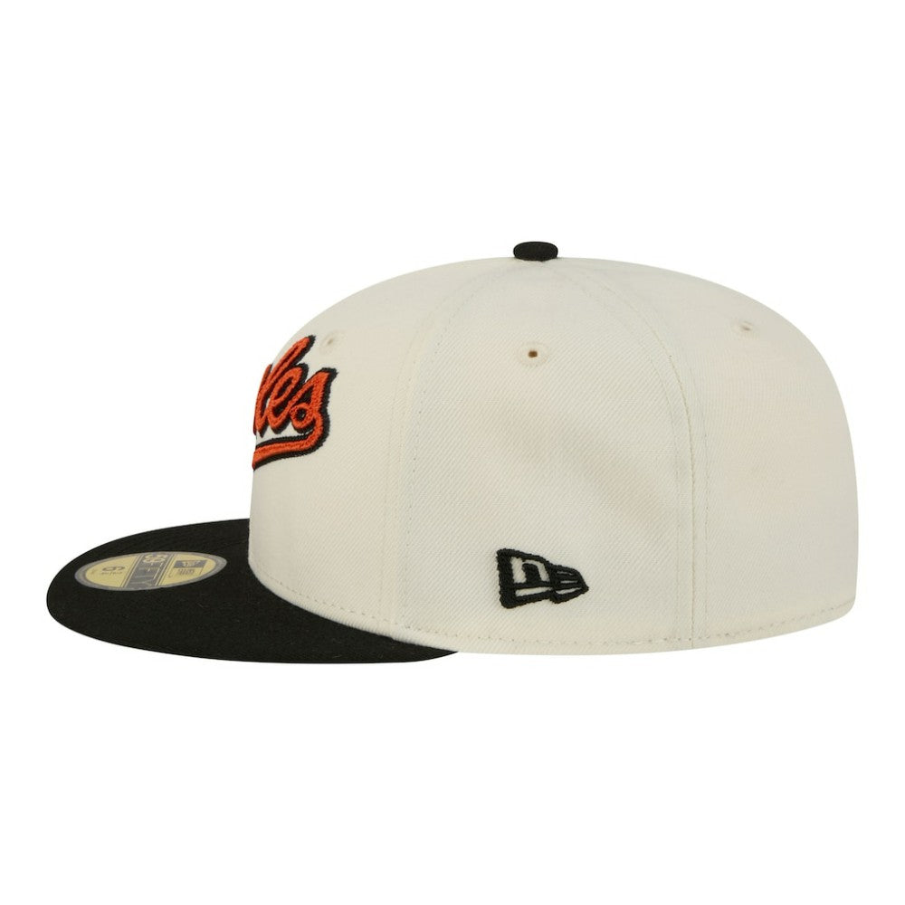 Baltimore Orioles New Era Two-Tone Stitch 59FIFTY Fitted Hat - MLB