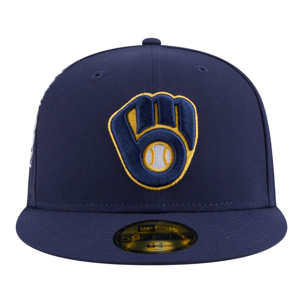 Milwaukee Brewers New Era Hidden Hit 59FIFTY Fitted Hat - MLB