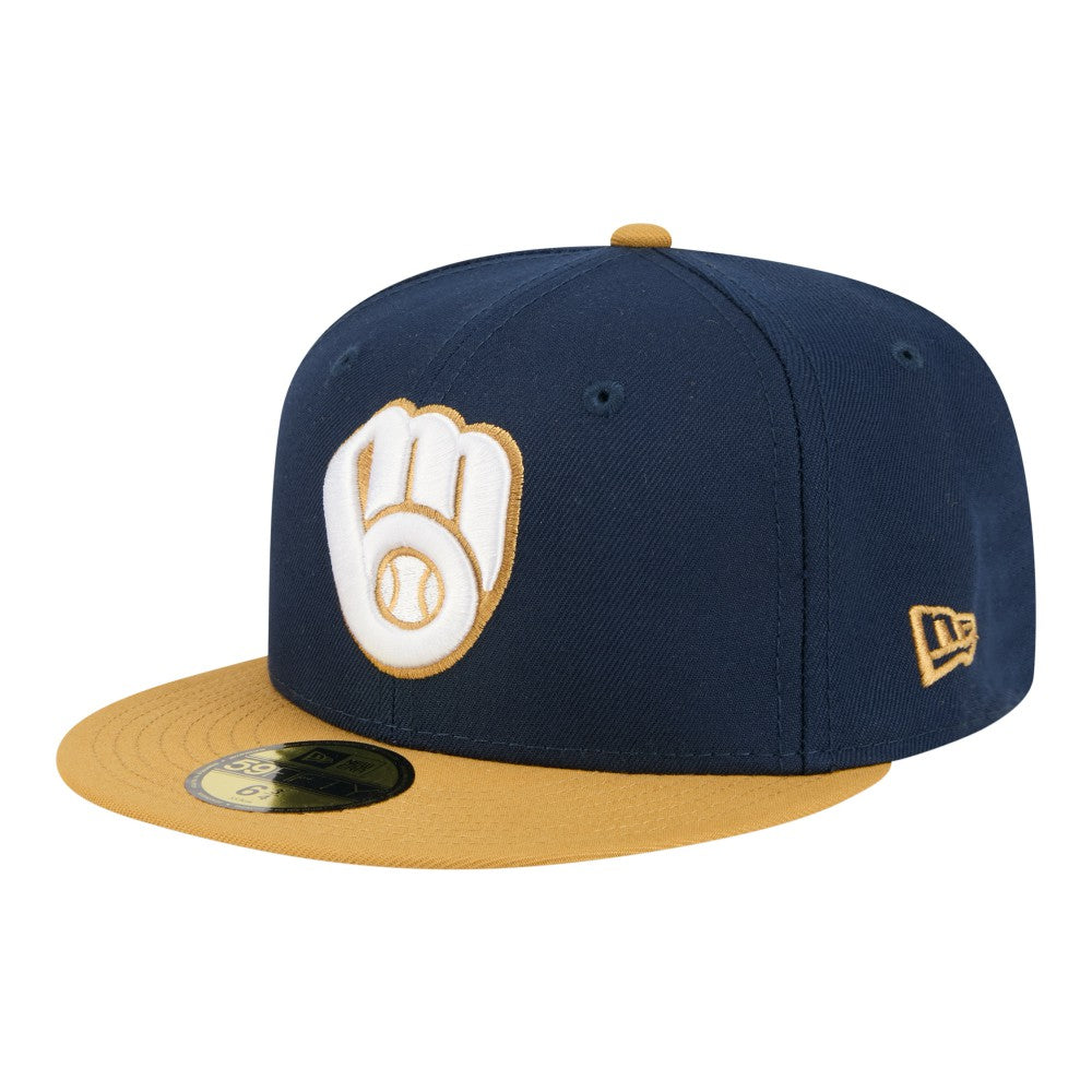 Milwaukee Brewers New Era Two-Tone Color Pack 59FIFTY Fitted Hat - MLB