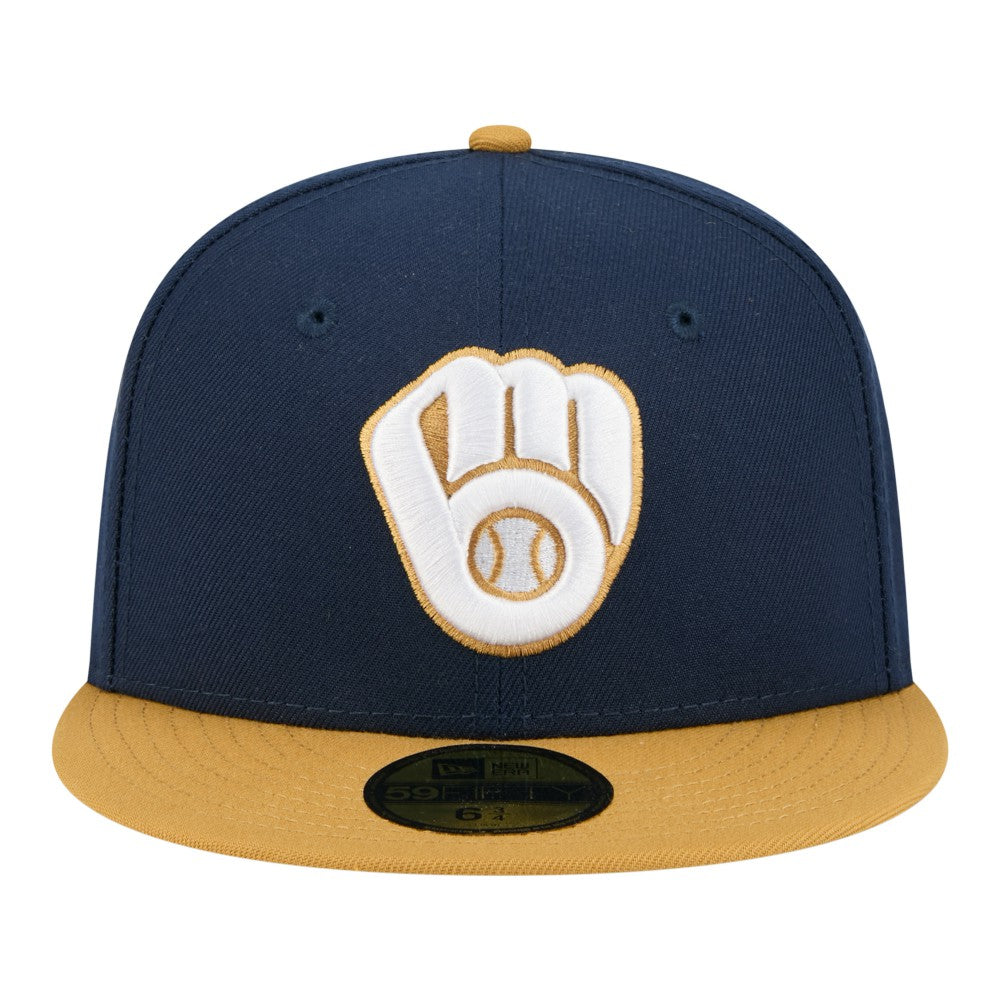 Milwaukee Brewers New Era Two-Tone Color Pack 59FIFTY Fitted Hat - MLB