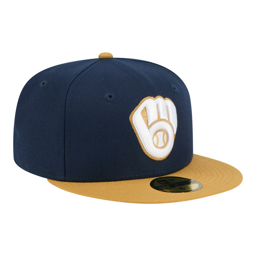 Milwaukee Brewers New Era Two-Tone Color Pack 59FIFTY Fitted Hat - MLB