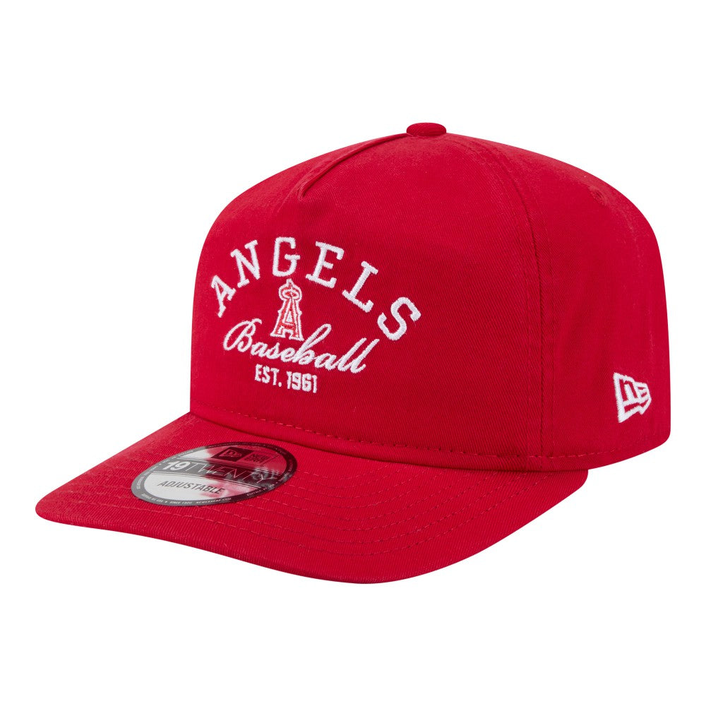 Los Angeles Angels New Era Stacked 19TWENTY Adjustable Hat - MLB