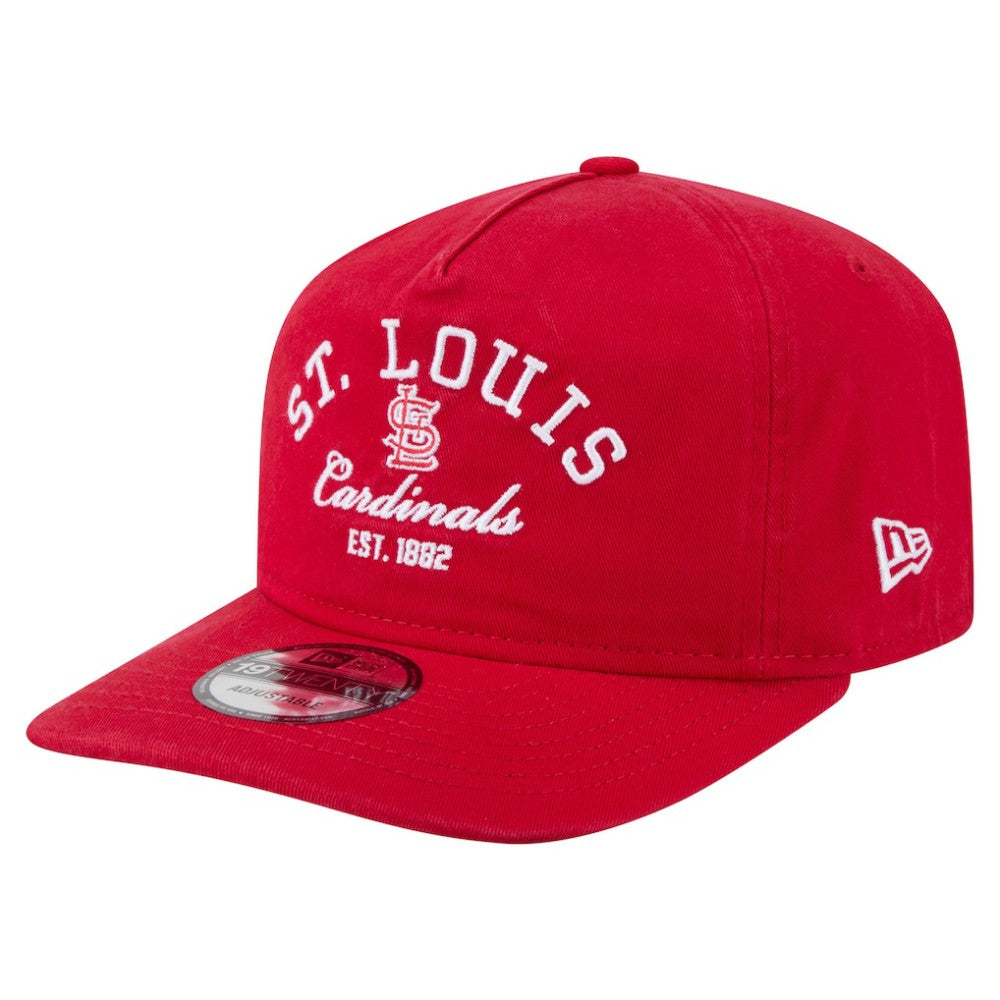 St. Louis Cardinals New Era Stacked 19TWENTY Adjustable Hat - MLB