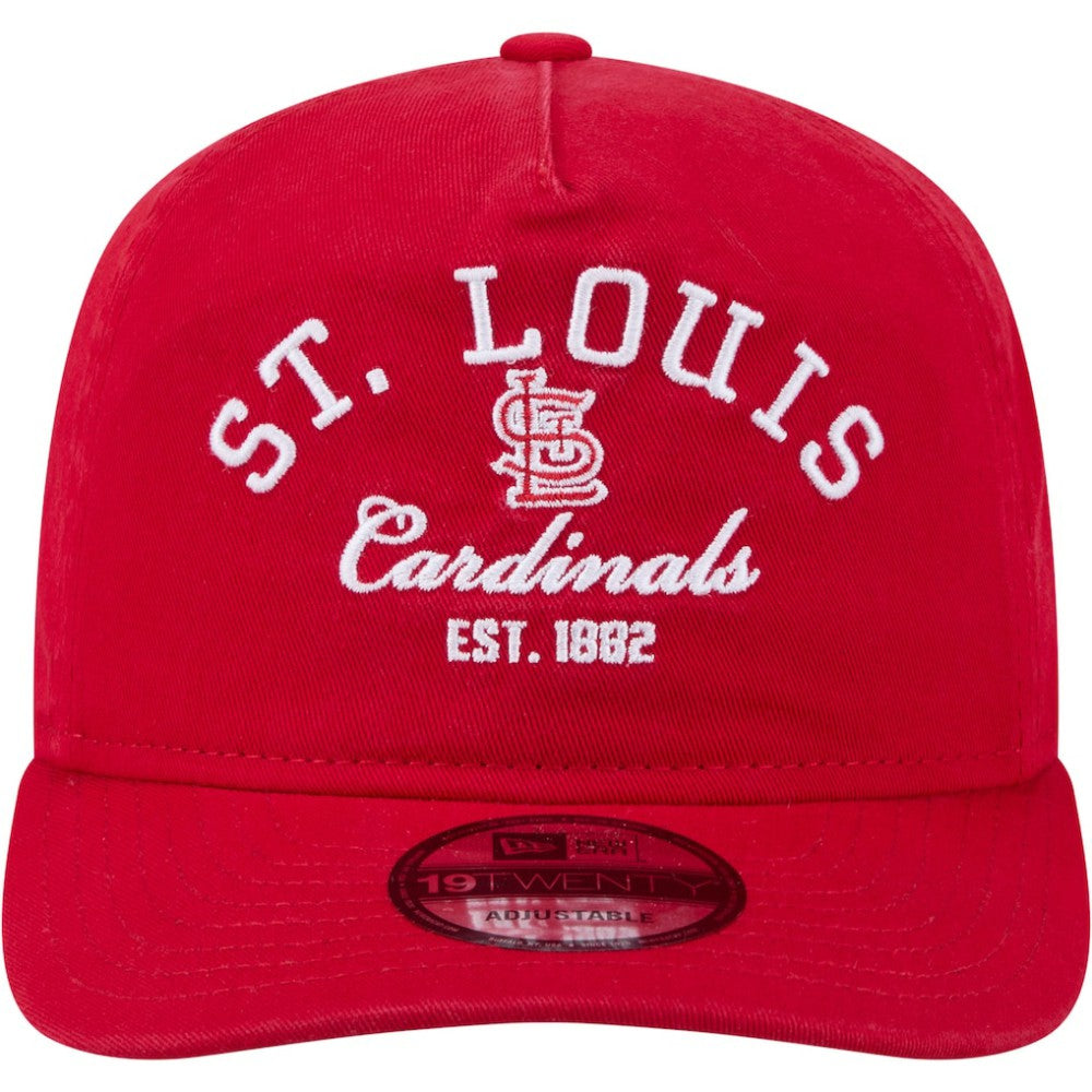St. Louis Cardinals New Era Stacked 19TWENTY Adjustable Hat - MLB
