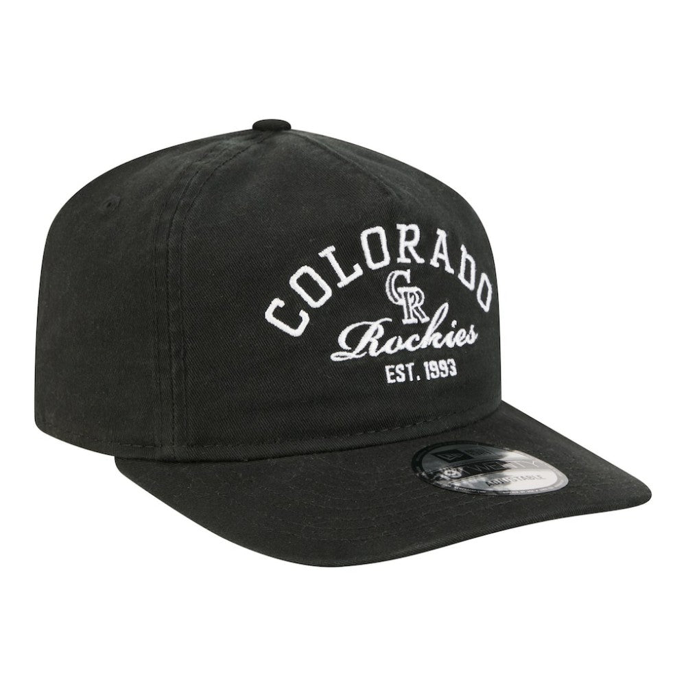 Colorado Rockies New Era Stacked 19TWENTY Adjustable Hat - MLB