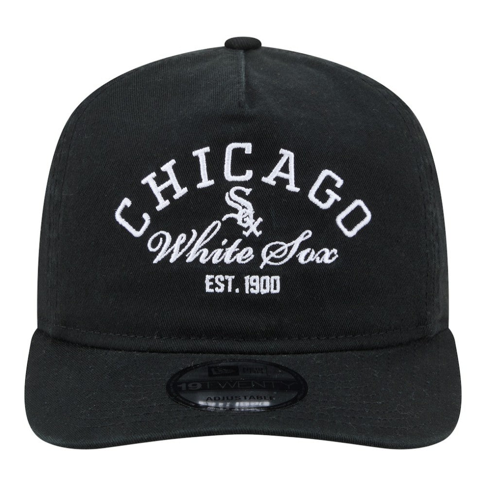Chicago White Sox New Era Stacked 19TWENTY Adjustable Hat - MLB