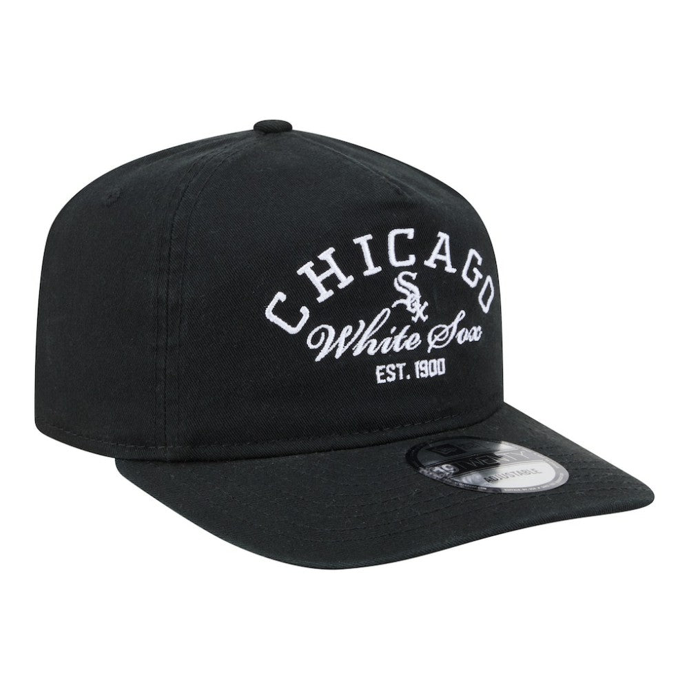 Chicago White Sox New Era Stacked 19TWENTY Adjustable Hat - MLB