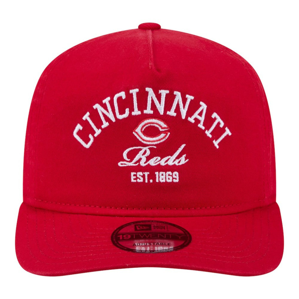Cincinnati Reds New Era Stacked 19TWENTY Adjustable Hat - MLB