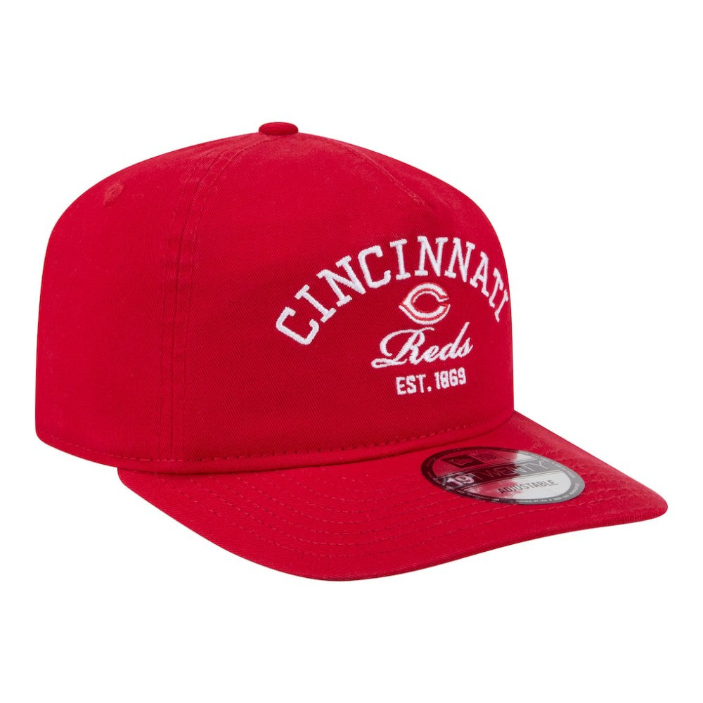 Cincinnati Reds New Era Stacked 19TWENTY Adjustable Hat - MLB