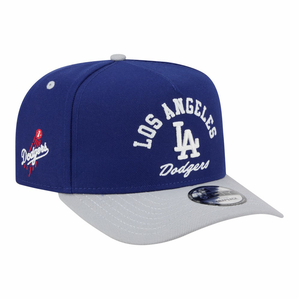 Los Angeles Dodgers New Era Arched A-Frame 9FIFTY Adjustable Hat - MLB