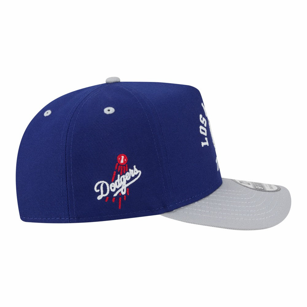 Los Angeles Dodgers New Era Arched A-Frame 9FIFTY Adjustable Hat - MLB