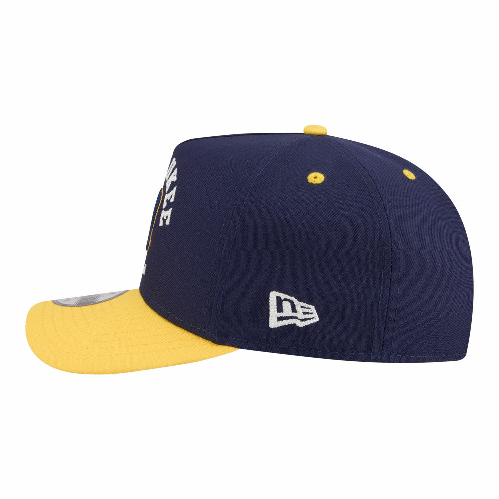 Milwaukee Brewers New Era Arched A-Frame 9FIFTY Adjustable Hat - MLB
