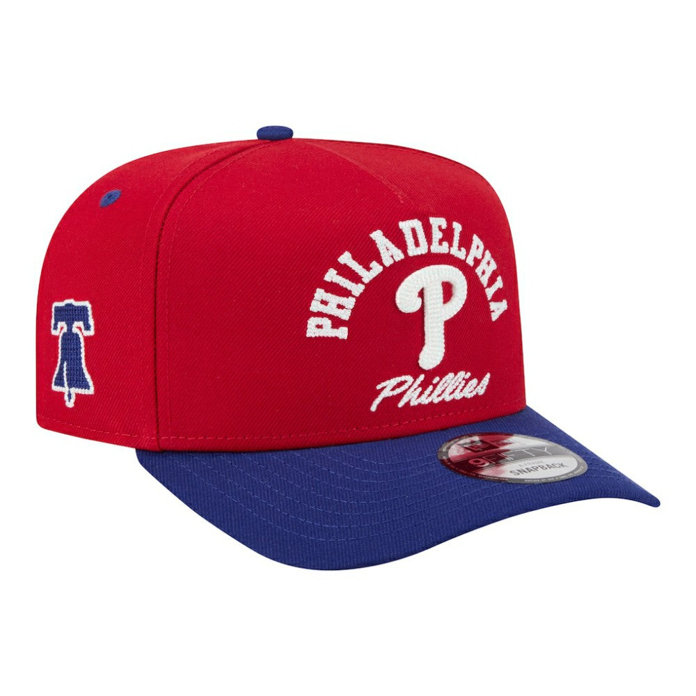 Philadelphia Phillies New Era Arched A-Frame 9FIFTY Adjustable Hat - MLB