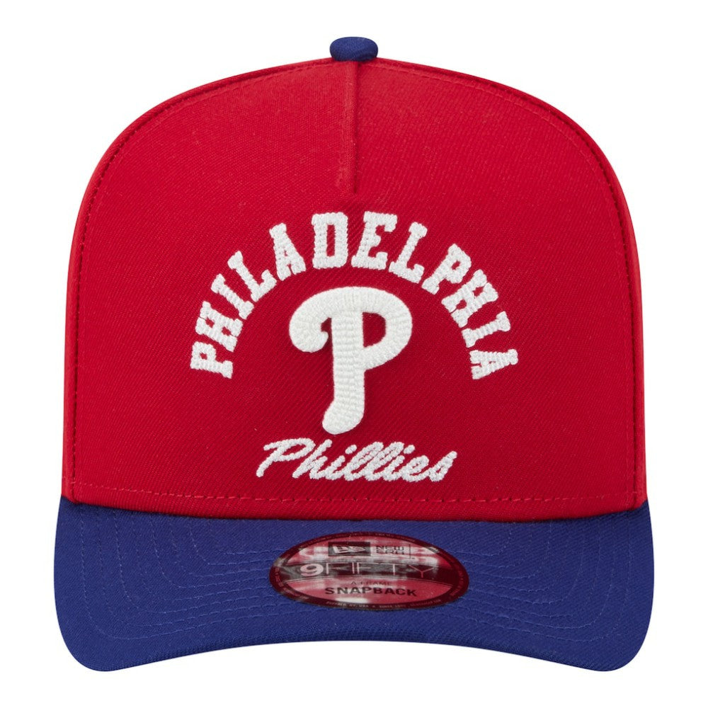 Philadelphia Phillies New Era Arched A-Frame 9FIFTY Adjustable Hat - MLB