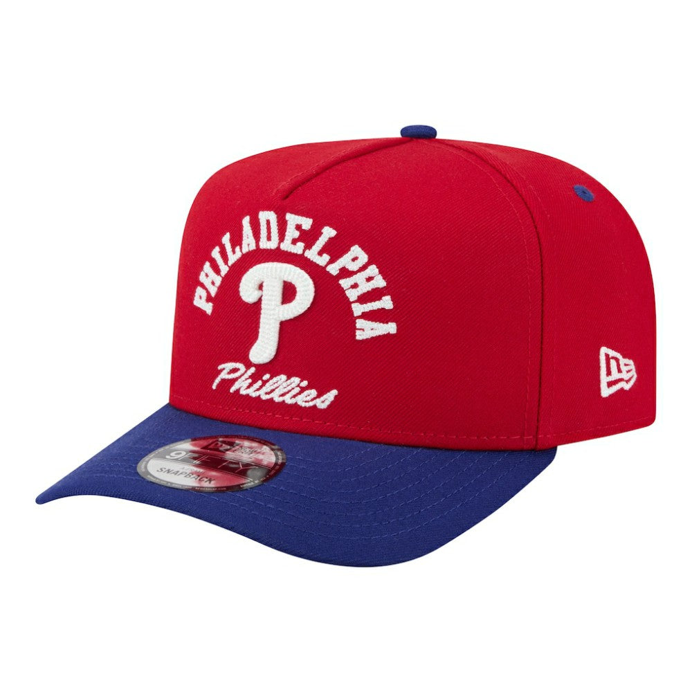 Philadelphia Phillies New Era Arched A-Frame 9FIFTY Adjustable Hat - MLB