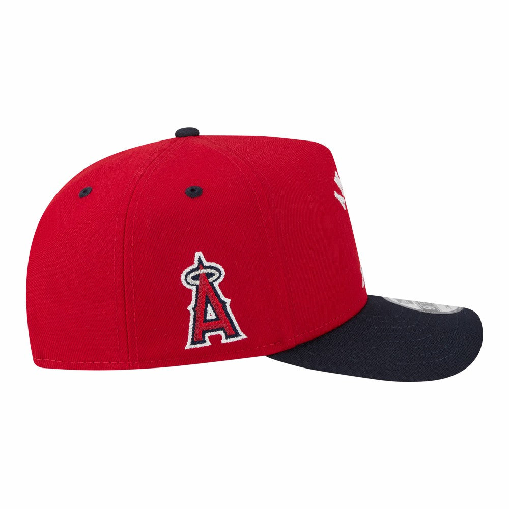 Los Angeles Angels New Era Arched A-Frame 9FIFTY Adjustable Hat - MLB