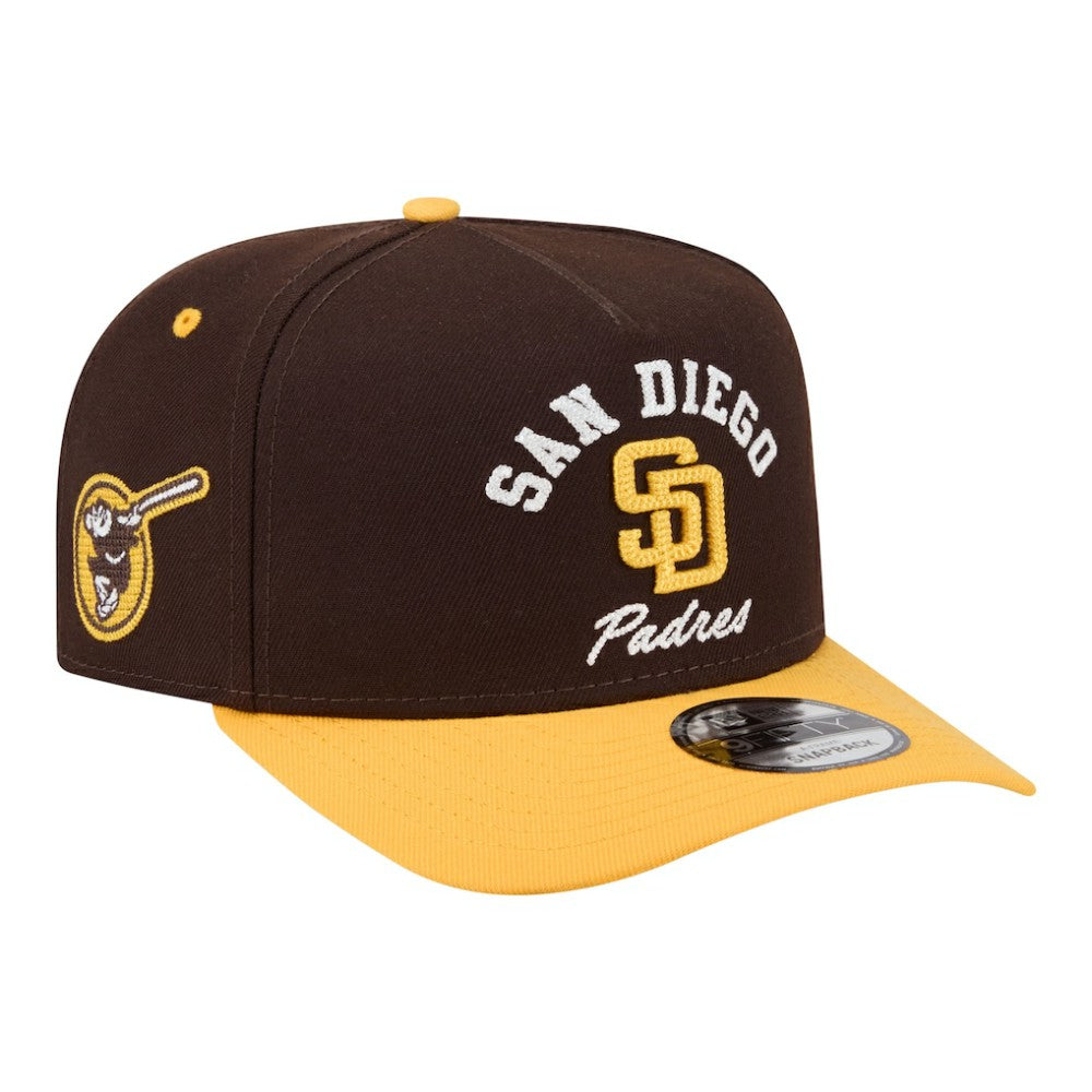 San Diego Padres New Era Arched A-Frame 9FIFTY Adjustable Hat - MLB