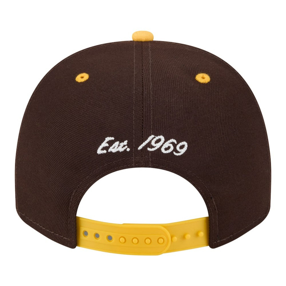 San Diego Padres New Era Arched A-Frame 9FIFTY Adjustable Hat - MLB