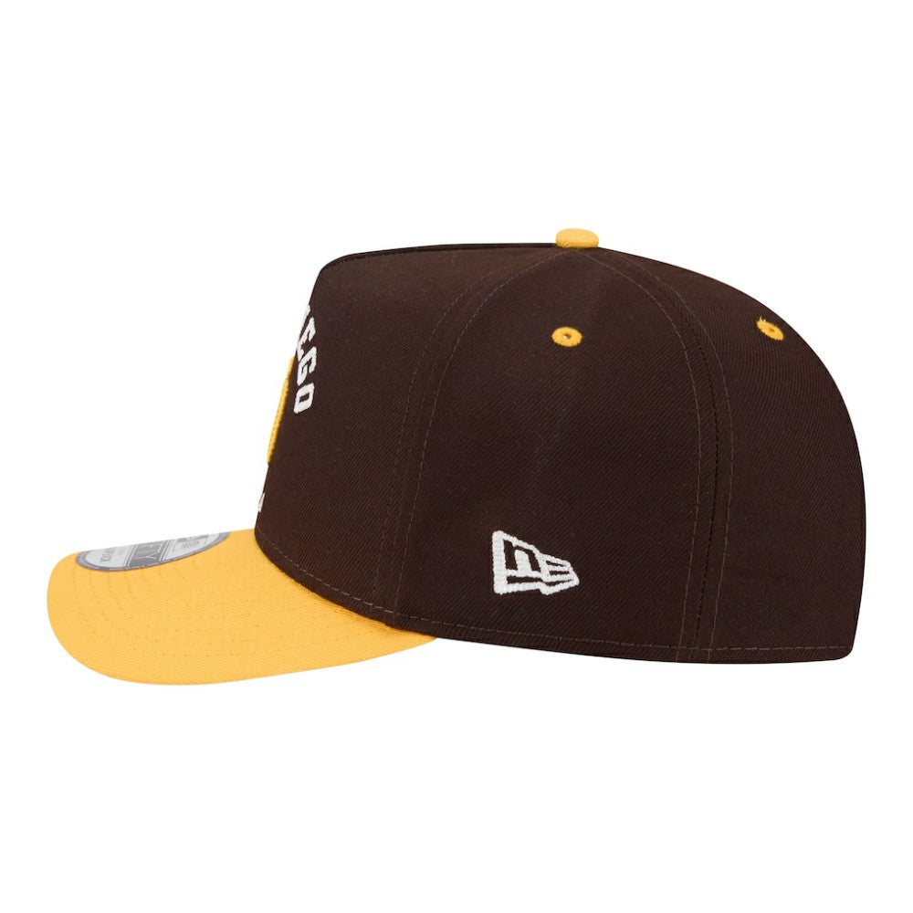 San Diego Padres New Era Arched A-Frame 9FIFTY Adjustable Hat - MLB
