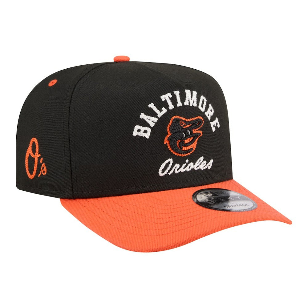 Baltimore Orioles New Era Arched A-Frame 9FIFTY Adjustable Hat - MLB