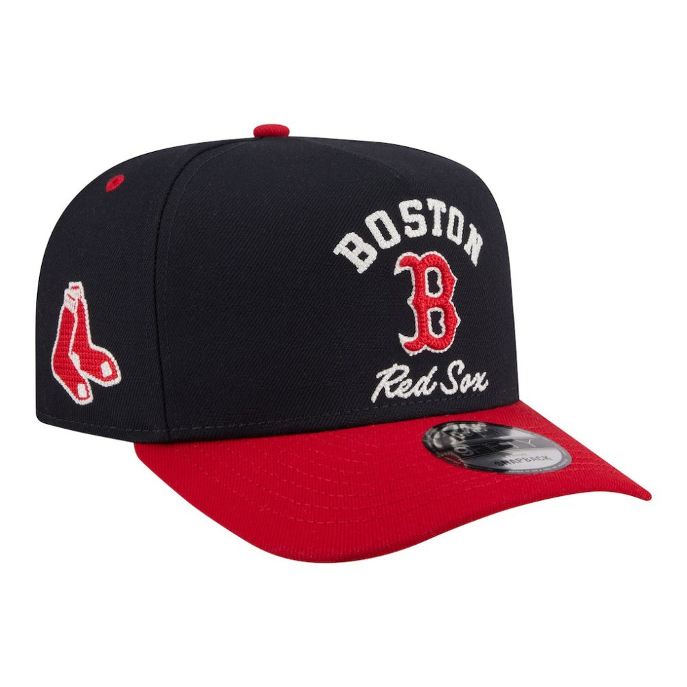 Boston Red Sox New Era Arched A-Frame 9FIFTY Adjustable Hat - MLB