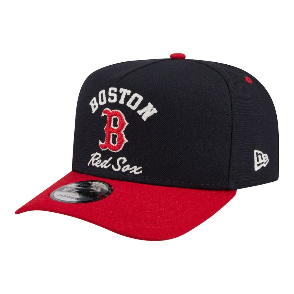 Boston Red Sox New Era Arched A-Frame 9FIFTY Adjustable Hat - MLB