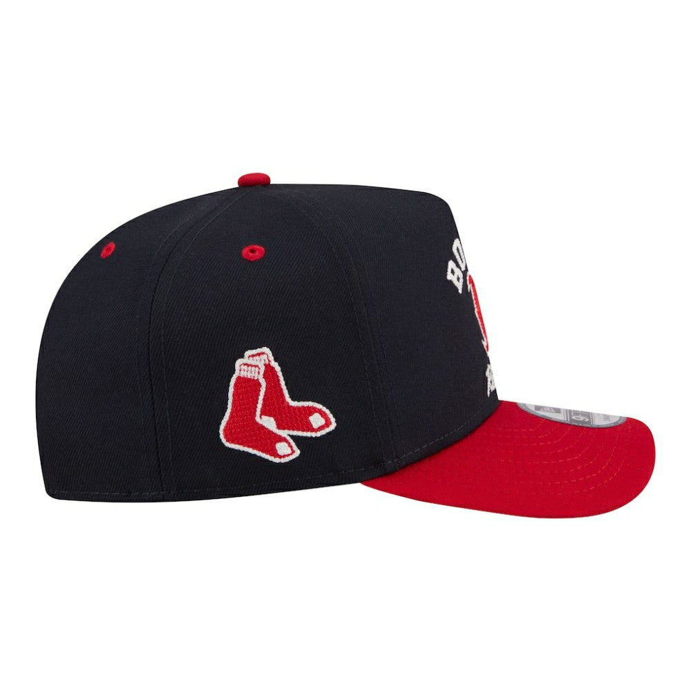 Boston Red Sox New Era Arched A-Frame 9FIFTY Adjustable Hat - MLB