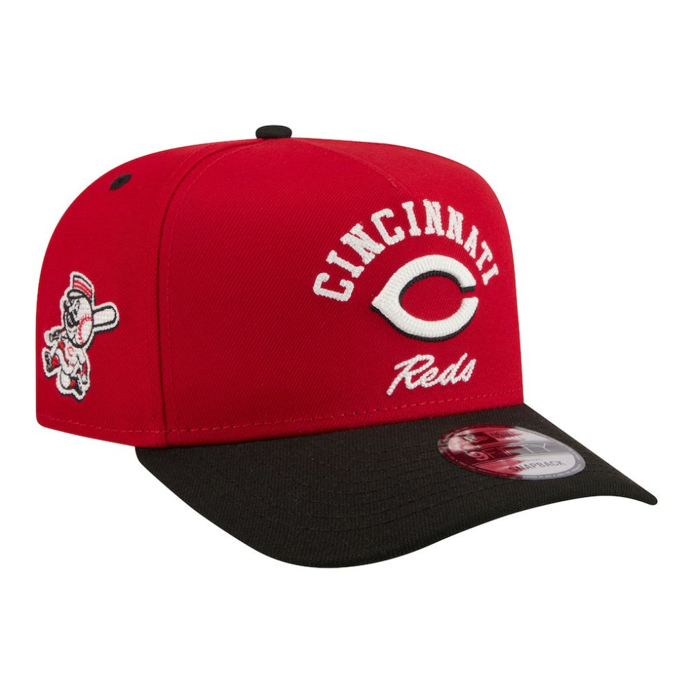 Cincinnati Reds New Era Arched A-Frame 9FIFTY Adjustable Hat - MLB