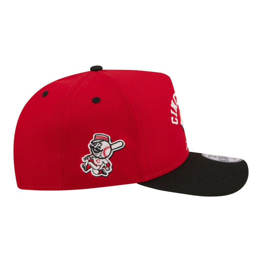 Cincinnati Reds New Era Arched A-Frame 9FIFTY Adjustable Hat - MLB