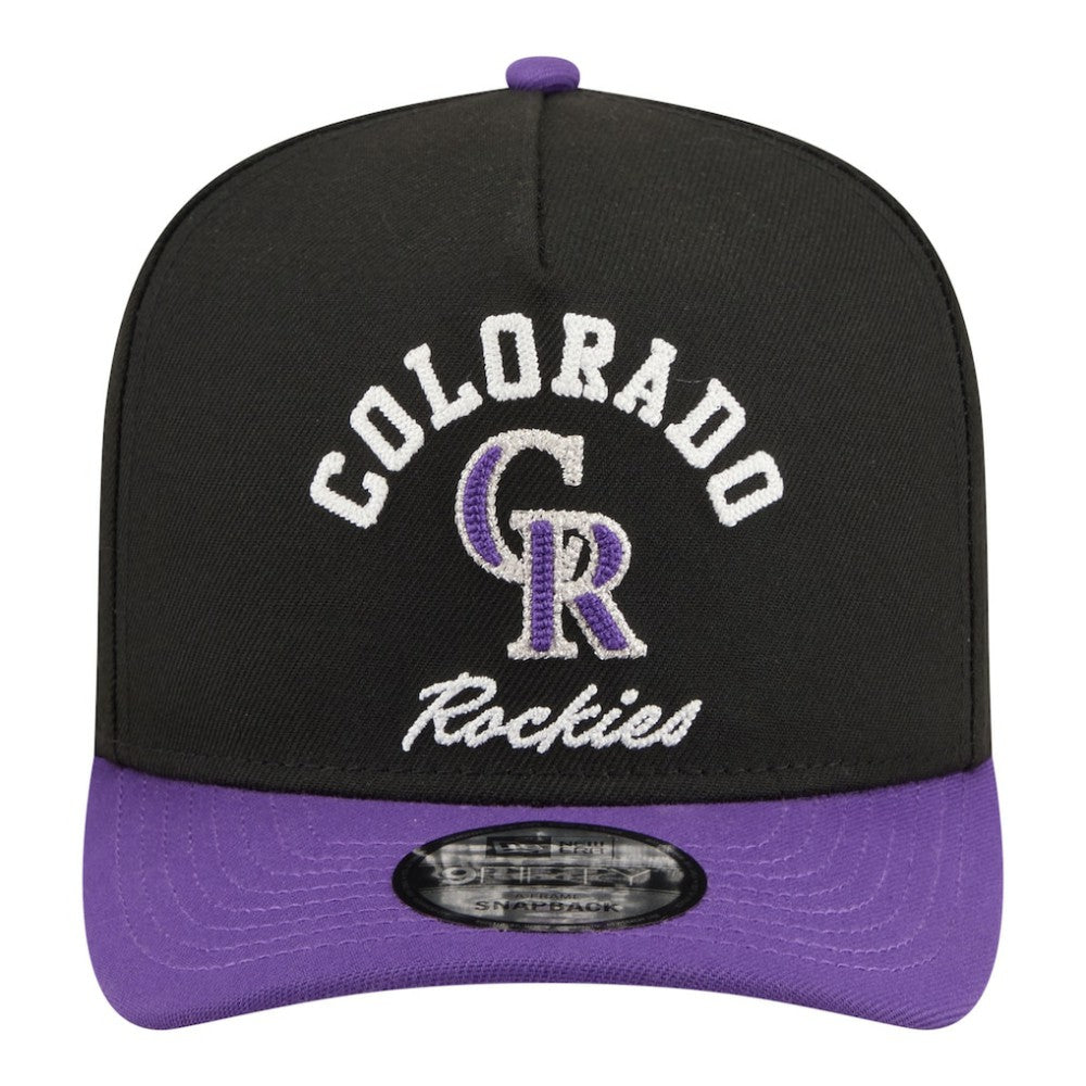 Colorado Rockies New Era Arched A-Frame 9FIFTY Adjustable Hat - MLB