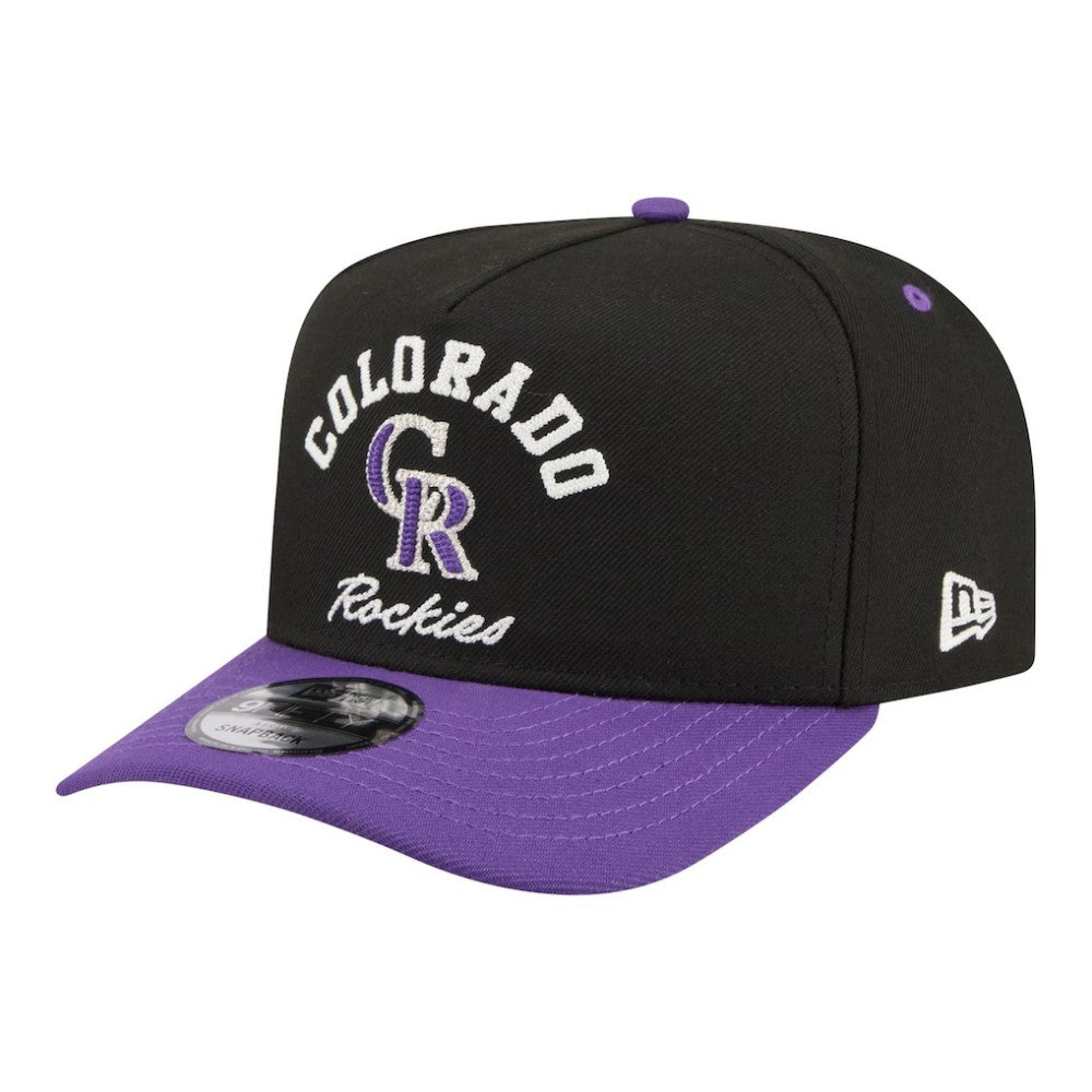 Colorado Rockies New Era Arched A-Frame 9FIFTY Adjustable Hat - MLB