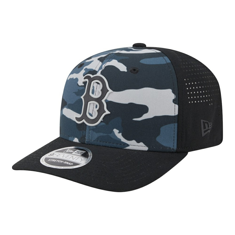Boston Red Sox New Era Tonal Camo 9SEVENTY Stretch-Snap Hat - MLB