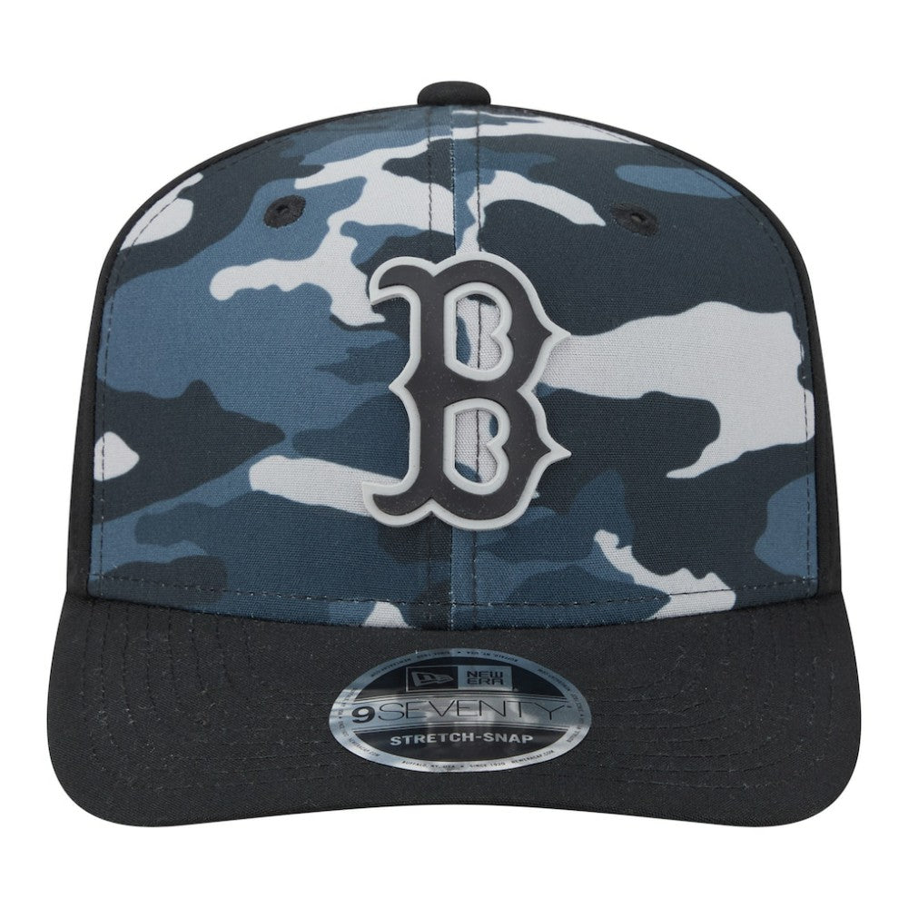 Boston Red Sox New Era Tonal Camo 9SEVENTY Stretch-Snap Hat - MLB