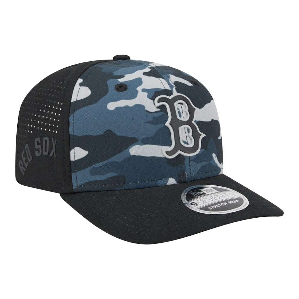 Boston Red Sox New Era Tonal Camo 9SEVENTY Stretch-Snap Hat - MLB