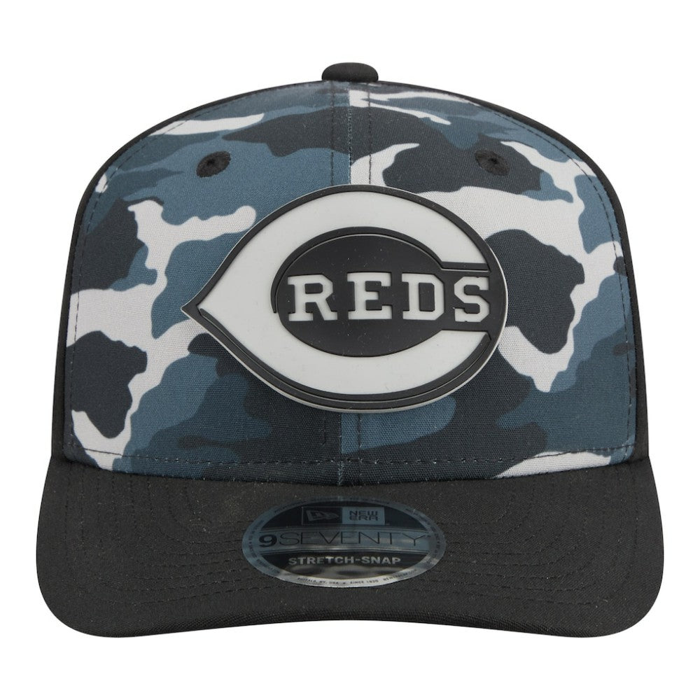 Cincinnati Reds New Era Tonal Camo 9SEVENTY Stretch-Snap Hat - MLB
