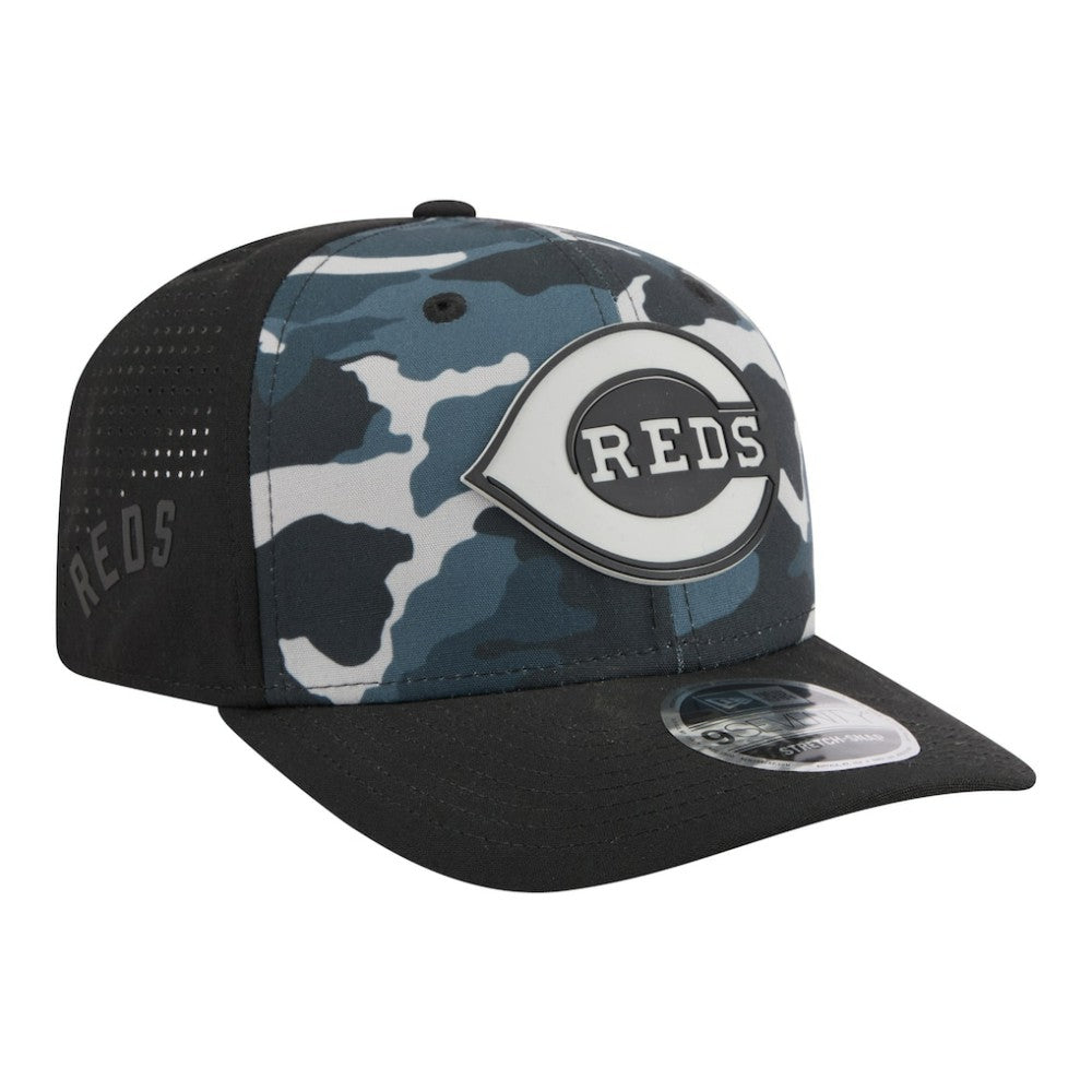 Cincinnati Reds New Era Tonal Camo 9SEVENTY Stretch-Snap Hat - MLB