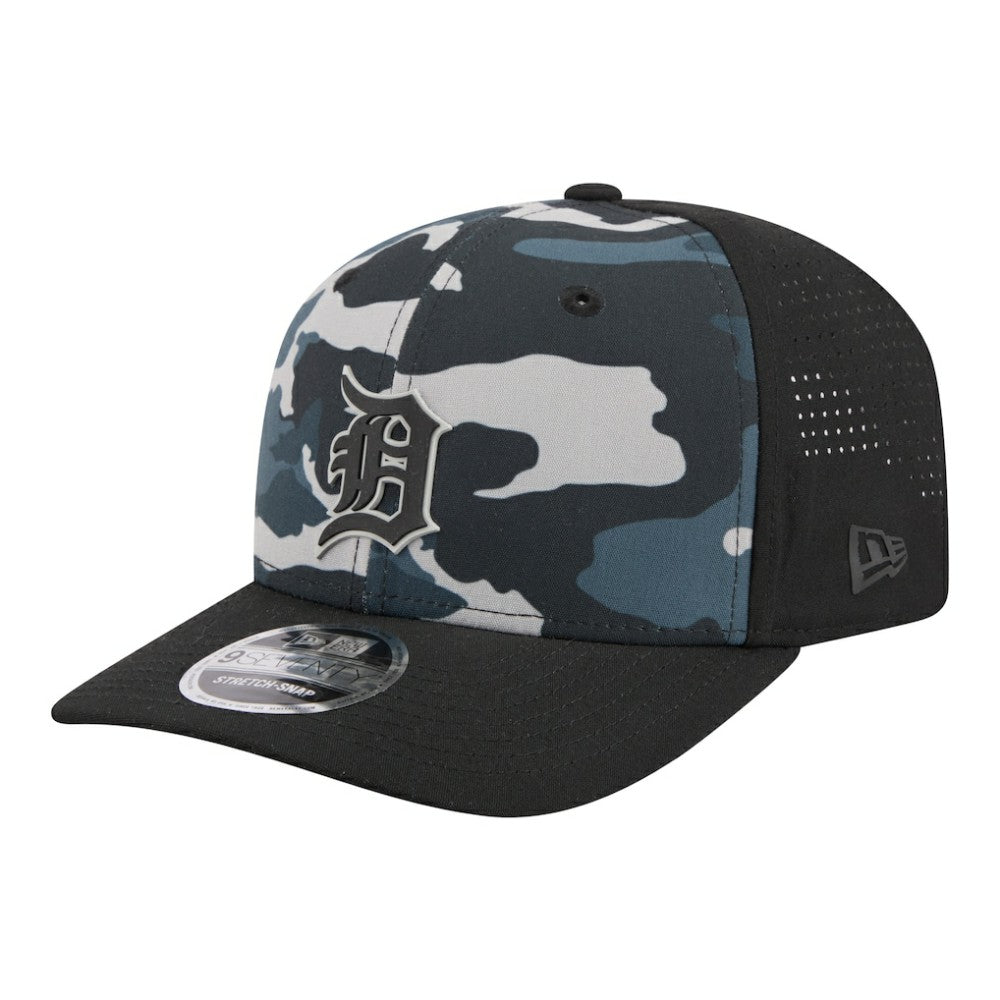 Detroit Tigers New Era Tonal Camo 9SEVENTY Stretch-Snap Hat - MLB