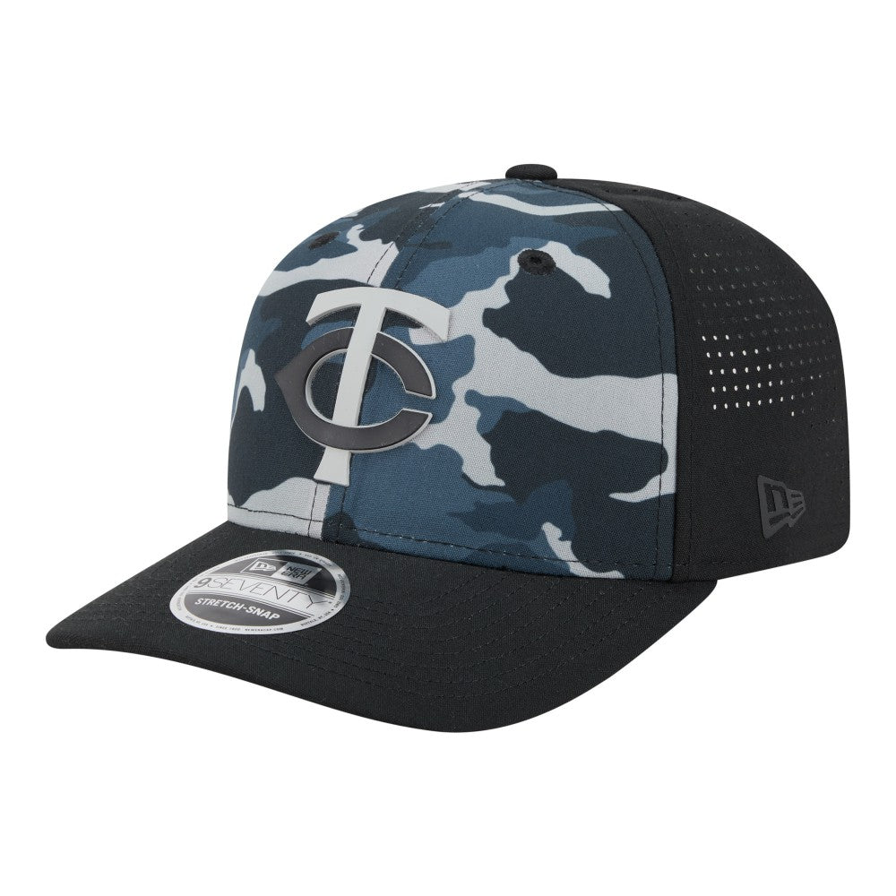 Minnesota Twins New Era Tonal Camo 9SEVENTY Stretch-Snap Hat - MLB