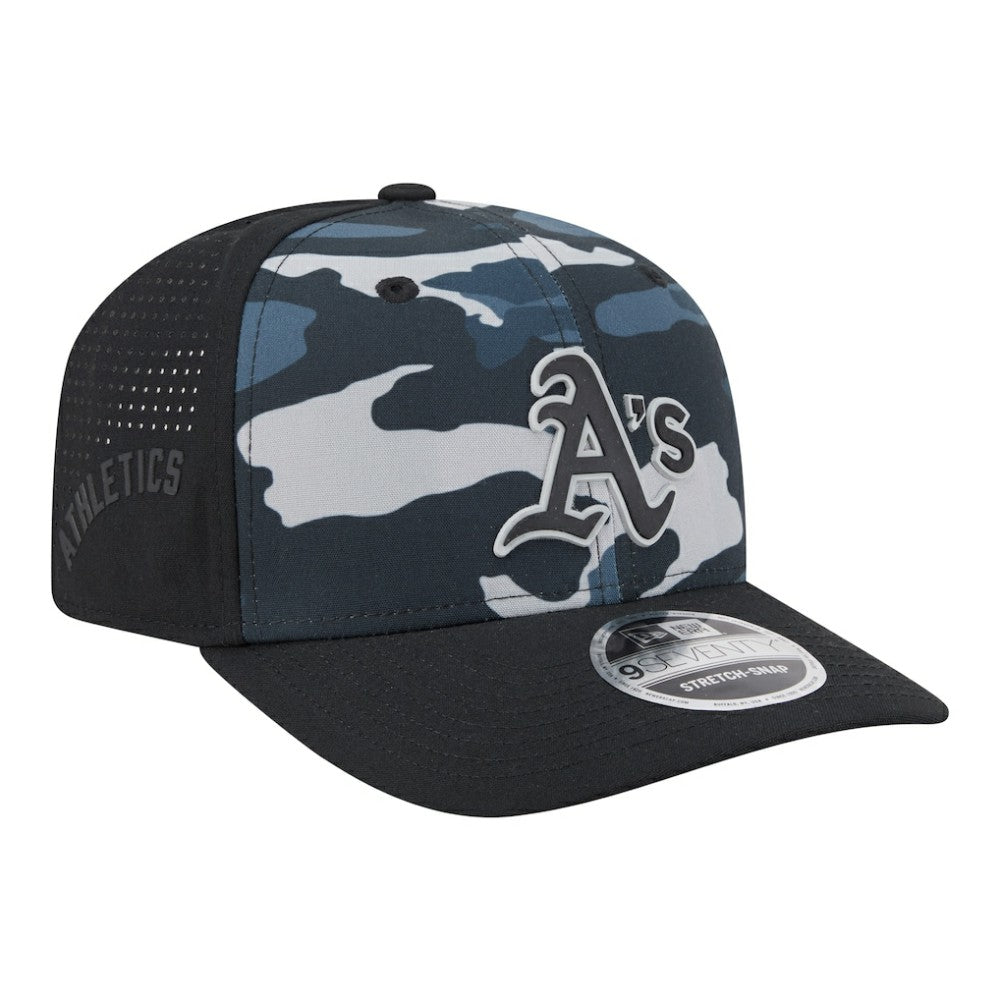 Athletics New Era Tonal Camo 9SEVENTY Stretch-Snap Hat - MLB