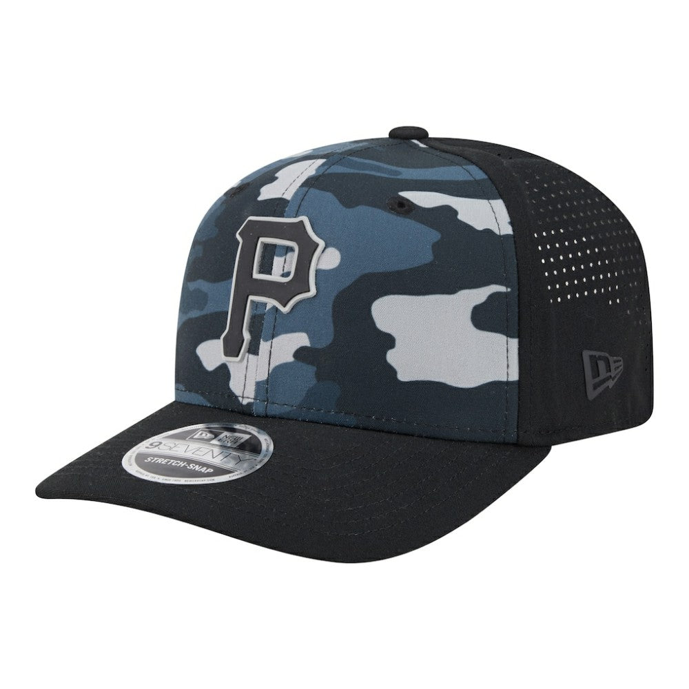 Pittsburgh Pirates New Era Tonal Camo 9SEVENTY Stretch-Snap Hat - MLB